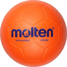 М'яч для гандболу Molten H0C600, поролоновий, помаранчевий, 180 г, 150 мм