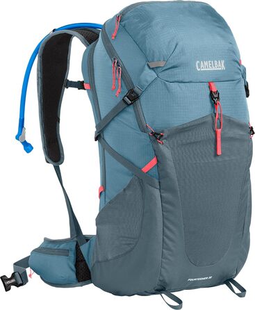 Гідратаційний рюкзак CAMELBAK Fourteener 30 для дорослих, універсальний розмір, синій з червоним, туристичний рюкзак з питною системою