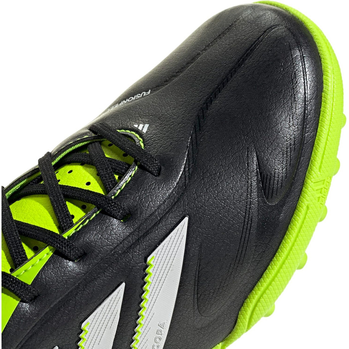 Дитячі футбольні бутси Adidas Copa Pure III League Turf для футболу, розмір 33 EU, чорний, білий, лимонний, унісекс