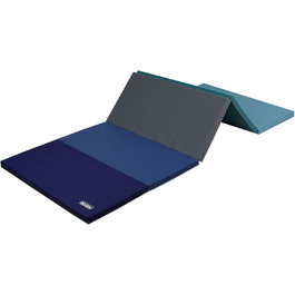 ALPIDEX Килимок для гімнастики та спорту, складаний, 185x78x3.2 см, блакитний, для дітей та дорослих