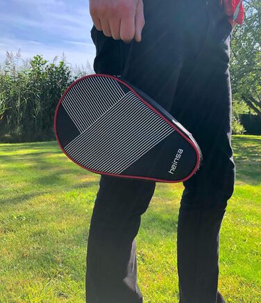 Турнічний стіл тенісний набір Heinsa Carbon Profi Black Edition: ракетка, м'ячі, сумка, легке дерево, ITTF, преміум-якість