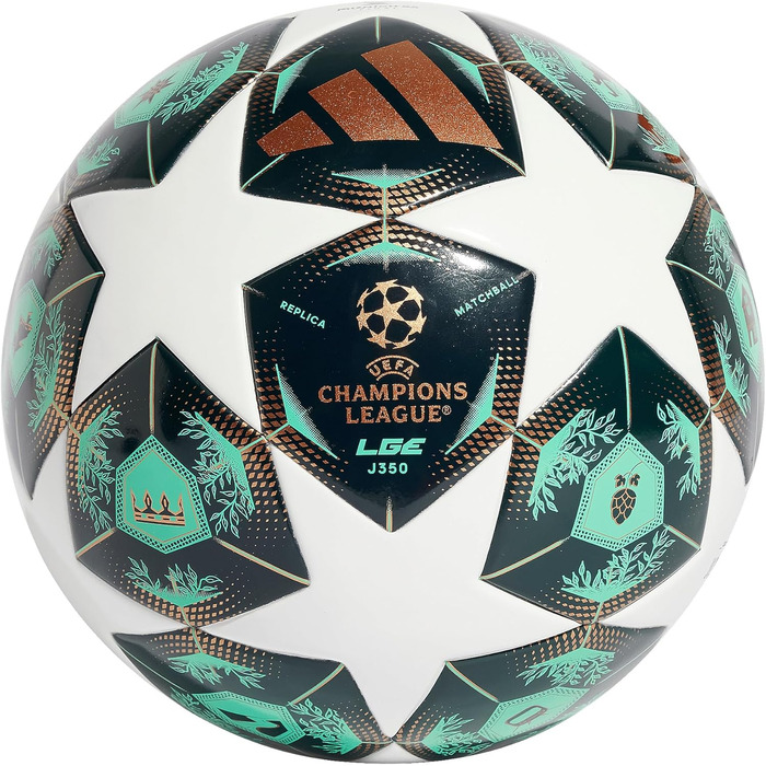 М'яч футбольний adidas Performance UCL Final München 2025 League 350г Зелений