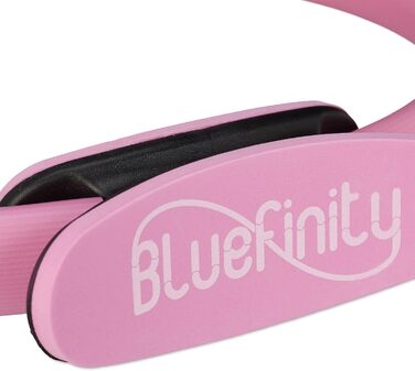 Кільце для пілатесу з вправами, подвійний хват, з м'якою обшивкою, фітнес-кільце для йоги, скловолокно, діаметр 37 см, чорний, 1 шт. рожевий