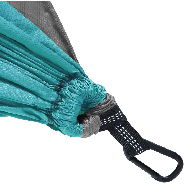 Гамак SONGMICS для 2 осіб, Ripstop Nylon, 300 кг, для кемпінгу та подорожей, 275 x 140 см, зелений