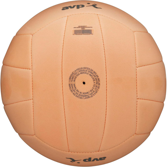 Волейбольний м'яч Wilson AVP Soft Play - Оранжевий/Західний (Смугастий)