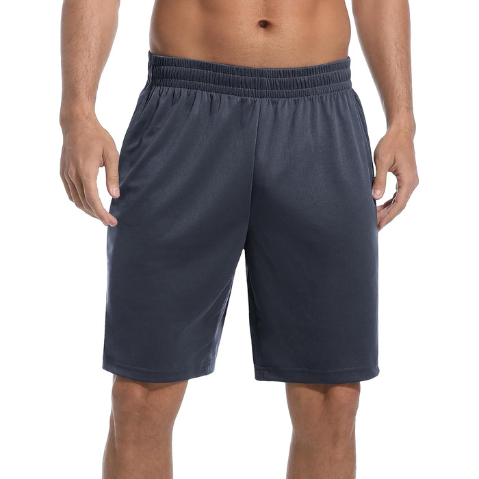 Шорти баскетбольні чоловічі OYGSieg, спортивні шорти з кишенями, швидковисихаючі, для тренувань, бігу, повсякденного носіння, комплект 6 шт. (XXL)