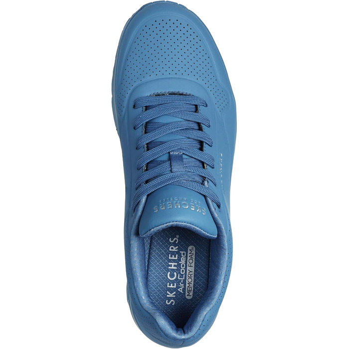 Кросівки Skechers UNO Stand on Air для чоловіків, синій матеріал Durabuck-Mesh, розмір 41 EU