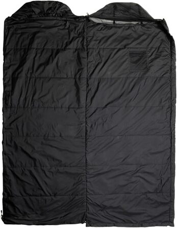 Сумка-спальник Snugpak Jungle Bag WGTE з вбудованою москітною сіткою - легкий, гігієнічний спальний мішок та універсальний ковдра для кемпінгу та експедицій у тропічних умовах (чорний, ліва блискавка)