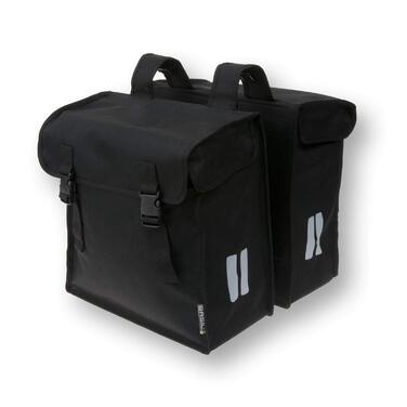 Велосумка Basil Mara XXL Doppelpacktasche чорна, 47л, 36x16x45 см - Подвійна сумка на велосипед