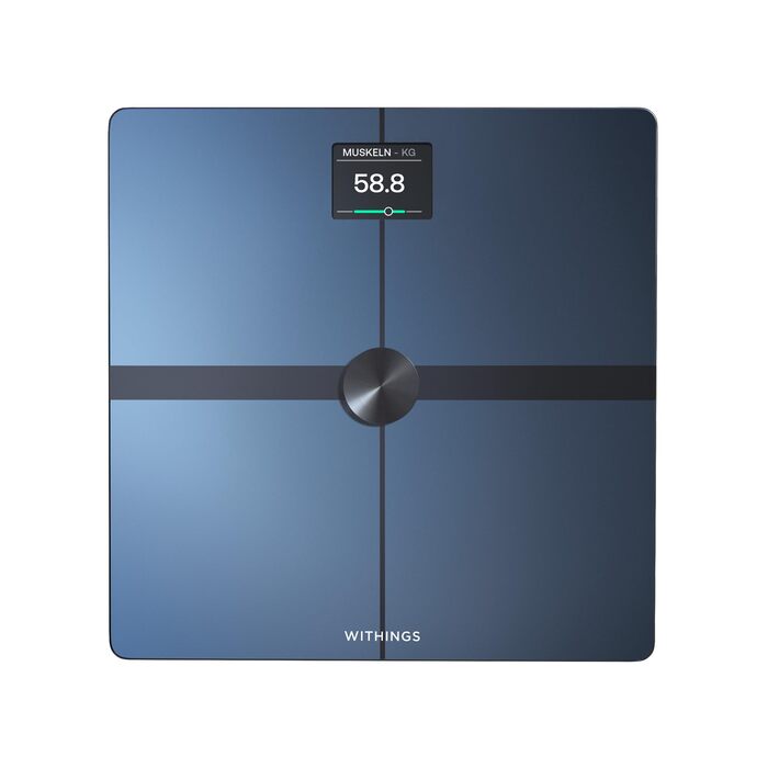 Ваги Withings Body Smart чорні WLAN для аналізу складу тіла (жир, м'язи, вода, кісткова тканина)