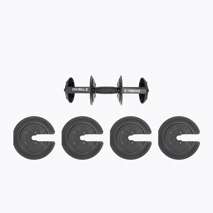 Регульовані чавунні гантелі Xtrexo 24 кг