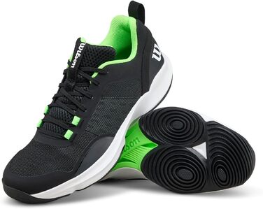 Чоловічі кросівки для падел-тенісу Wilson Hurakn Pro V2, 46 EU, чорні