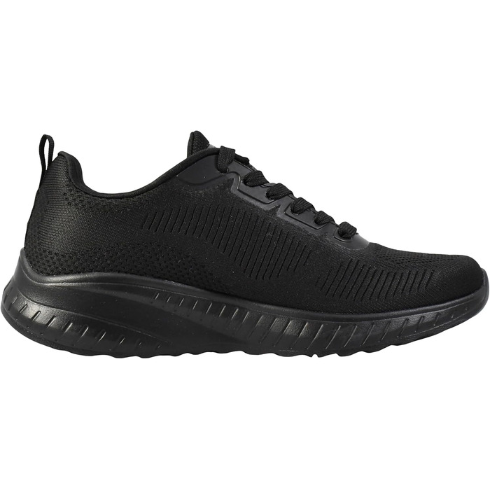 Жіночі кросівки Skechers Bob's Squad Chaos Face-Off, бежевий колір, текстиль (розмір 42 EU, Wide Fit, Black Engineered Knit Trim)