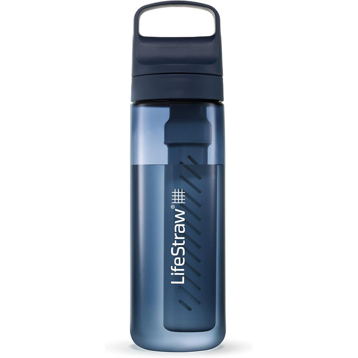Пляшка LifeStraw Go з фільтром для води, BPA-free, для подорожей та щоденного використання, очищає від бактерій, паразитів, мікропластику, покращує смак