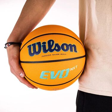 Баскетбольний м’яч WILSON Evo Nxt Champions League, розмір 7, офіційний ігровий м’яч Ліги чемпіонів