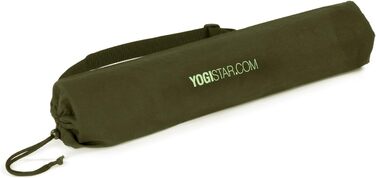 Сумка для йоги Yogistar Yogibag Basic, бавовна, 65 см, оливкова