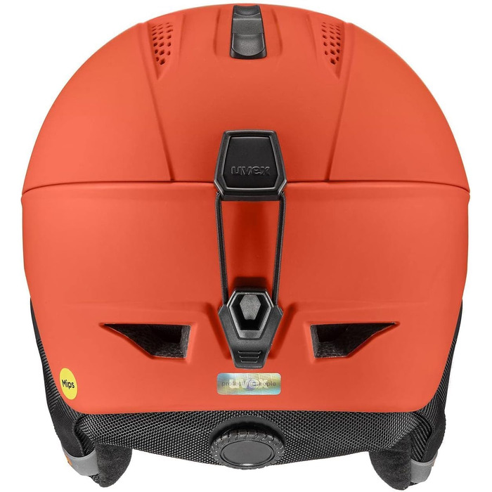 Шолом для гірських лиж та сноуборду Uvex Ultra MIPS, обтічний, 51-55 см, fierce red matt