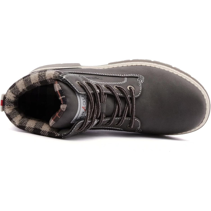 Черевики для туризму та зимові черевики ANJOUFEMME для жінок, водонепроникні та теплі зимові черевики для активного відпочинку, трекінгу та зимових прогулянок (42 EU, Коричневий)