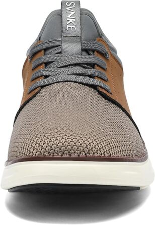 Чоловічі Slip-On кросівки: дихаючі, шнурівка, для ходьби, фітнесу, спорту, відпочинку та бізнесу (42.5 EU, Коричневий)