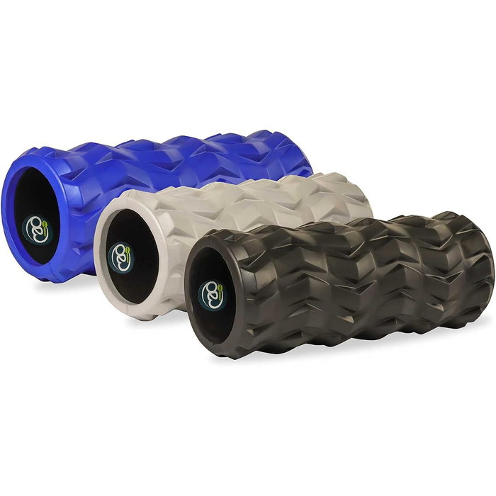 Фітнес ролик EVA Fitness Mad 32x13,5 см чорний, для масажу та йоги