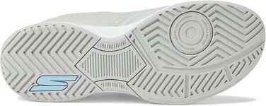 Кросівки для піклболу Skechers Viper Court Smash для залів та вулиці, жіночі, сірі (розмір 36 EU), комфортна посадка