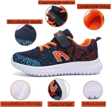 Дитячі кросівки для занять спортом та активного відпочинку. Унісекс, розмір 37 EU, блакитні