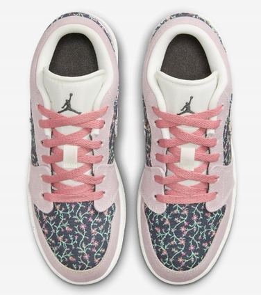 Кросівки Air Jordan 1 Low SE (GS) для дівчат, р. 36, зручне молодіжне взуття