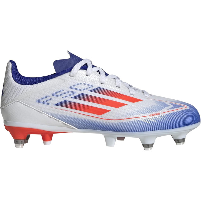 Кросівки футбольні Adidas F50 Pro FG Cloud White/Coral Red/Lucid Blue, 28 EU