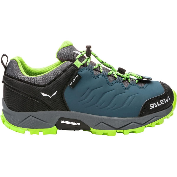 Дитячі трекінгові черевики Salewa Jr Mountain Trainer Waterproof (36 EU, Dark Denim Cactus)