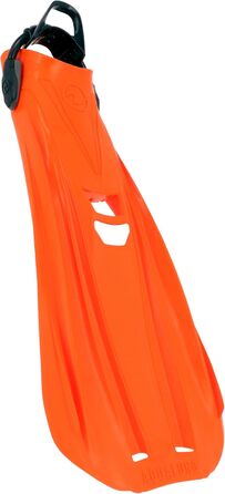 Ласти для дорослих Aqualung Storm MAX S, універсальні, міцні, мономатеріал, еластичні ремінці, для дайвінгу та снорклінгу, помаранчеві