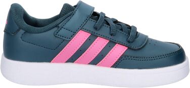 Кросівки adidas Breaknet Lifestyle Court для дітей та дорослих, білі, рожеві, чорні (36 2/3 EU)