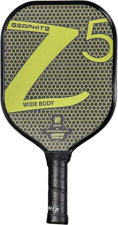 Піклбол ракетка Onix Z5 з карбону та графіту, м'яка ручка, сертифікована USA Pickleball