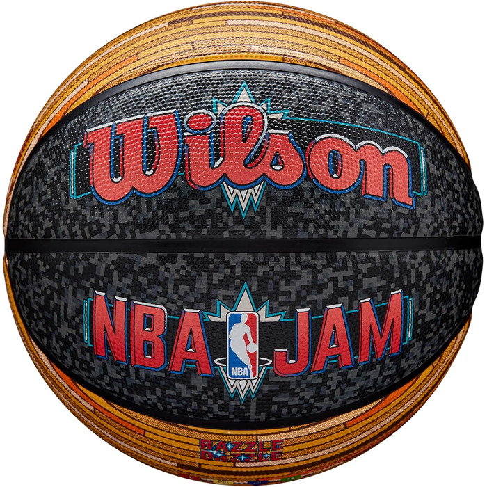 Баскетбольний м’яч Wilson NBA Jam для вулиці, розмір 7
