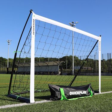 Футбольні ворота QUICKPLAY Kickster Pro 5x3' з базовою вагою для професійного тренування на газоні, штучному покритті чи траві, одиночне