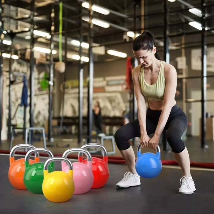 Професійна гиря Technofit для фітнесу, студійна якість, різні кольори