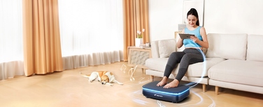 Віброплатформа для схуднення та масажу: 99 рівнів швидкості, 720 вібрацій/хв, Bluetooth, LED-дисплей