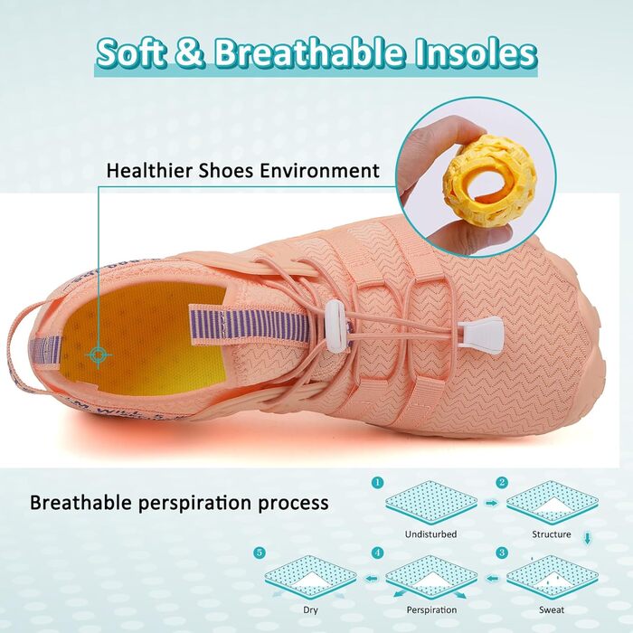 Зітоп Водні черевики для жінок та чоловіків, шкарпетки-черевики, басейн, пляж, спорт, серфінг, йога (36-46 EU), білий, сірий (39 EU, колір м'яса)