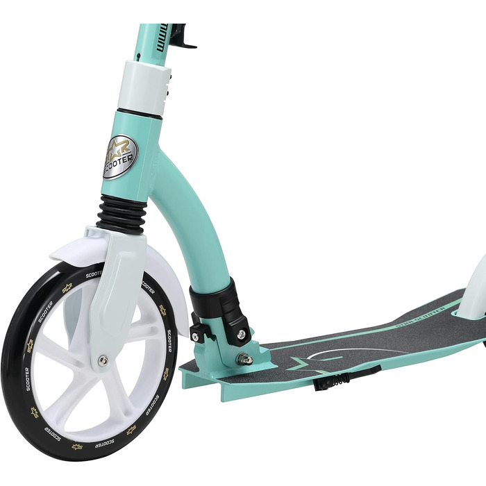 Самокат дитячий та дорослий STAR SCOOTER алюмінієвий, колеса 230мм, м'ятний колір