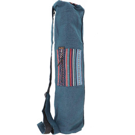 Сумка для йога-мату GURU SHOP Boho, нейлонова, чорна, унісекс, 70x24x14 см, з Непалу