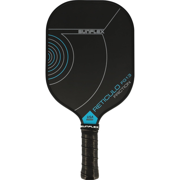 Sunflex Pickleball ракетка Reticulo FG13 Friction з фібергласовою поверхнею, для професіоналів і любителів, трендовий спорт для всіх вікових груп