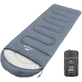 Спальний мішок Naturehike з капюшоном для кемпінгу, легкий та зручний, ідеальний для відпочинку на природі та подорожей, колір блакитний (7~11°C)