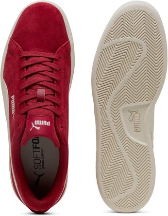 Кросівки Puma Smash 3.0 LS унісекс (44.5 EU, Dark Crimson Warm White)