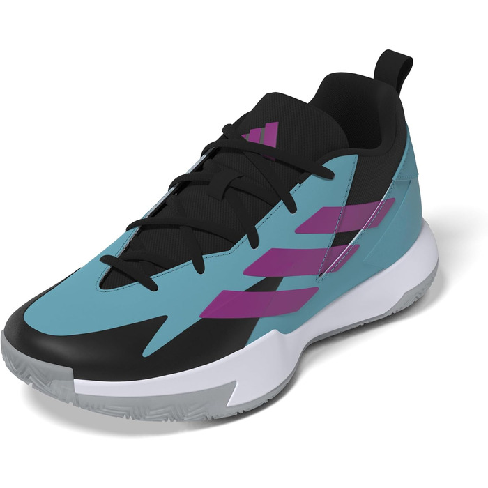 Кросівки баскетбольні adidas Cross 'Em Up Select Unisex, 40 EU, Lucid Cyan/Core Black/Purple Burst