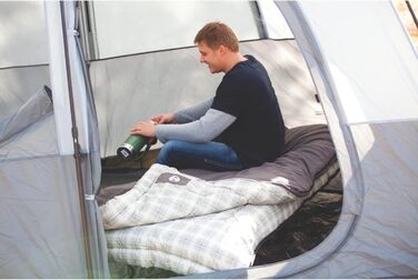 Спальний мішок Coleman Heritage Big & Tall для холодної погоди, кемпінгу, дорослих (зріст до 180 см), флісовий, теплий та зручний