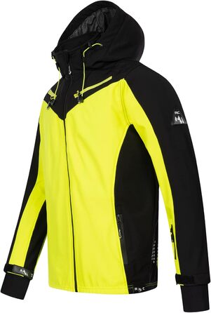 Чоловіча куртка Softshell Rock Creek Outdoor H-286, чорна, розмір 3XL