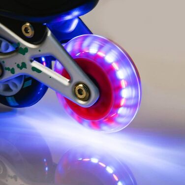 Дитячі ролики Meteor 4in1 з великими колесами, регульовані, карбонові, для дітей