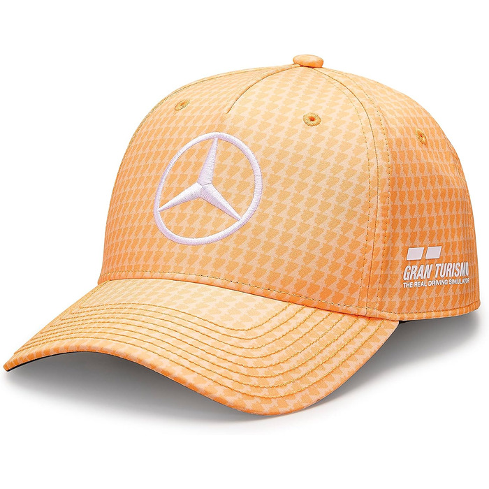 Кепка Mercedes AMG Petronas Formula One Team 2023 Lewis Hamilton, універсальний розмір, колір Peach