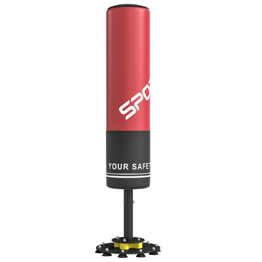 Стенд-боксерський мішок 135 см. Самостійна підставка, 10 присосок та амортизатор для дорослих та підлітків.