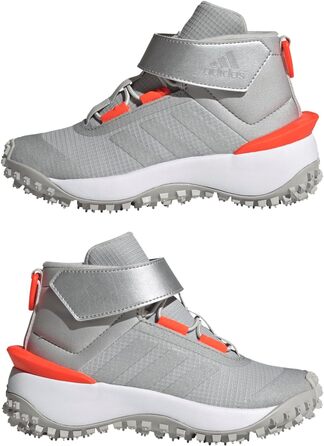 Дитячі кросівки adidas Fortatrail EL K - срібно-червоні (36 2/3 EU)
