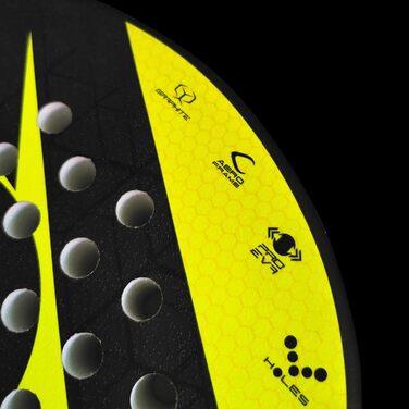 Бадмінтонні кросівки DUNLOP Speed Attack, універсальний розмір, чорні/жовті